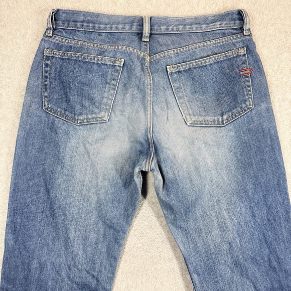 Diesel BOOTCUT Jeans Womens 29x34 Light Wash Zip Fly Whiskered Cowgirl Rodeo - Picture 4 of 15